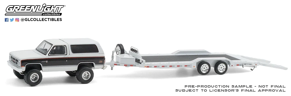 GreenLight 1:64 1983 GMC Jimmy Sierra Classic и Hauler игрушечные автомобили металлические Литые модели
