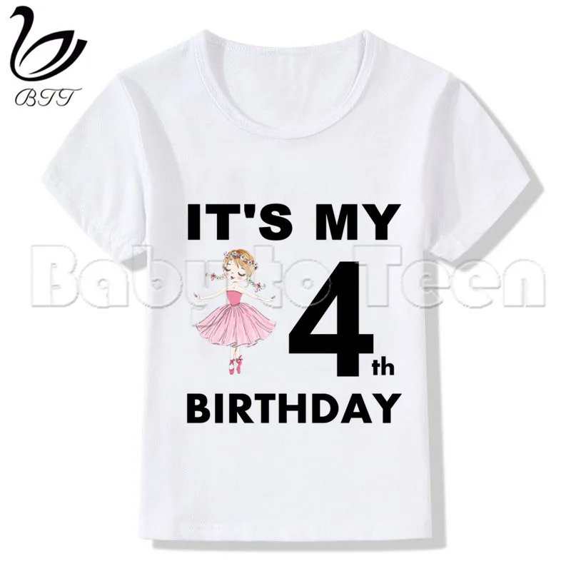 Футболка с коротким рукавом для девочек и мальчиков, милая детская одежда для дня рождения принцессы, подарок на день рождения 
Футболка с коротким рукавом для девочек и мальчиков, милая детская одежда для дня рождения принцессы, подарок на день рождения