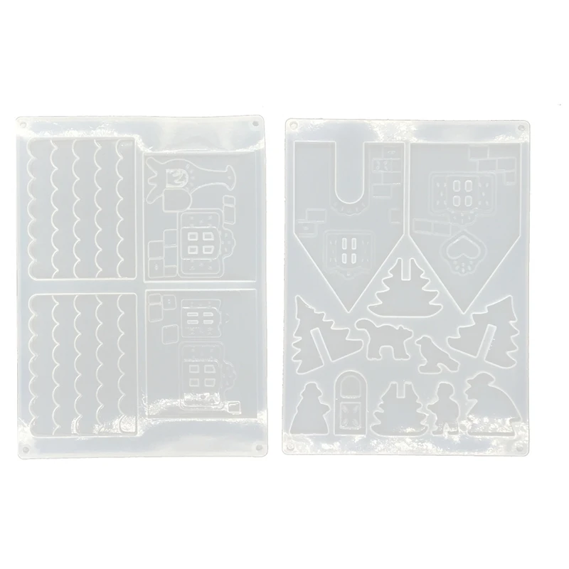 DIY Silicone Christmas House Castle Ornaments Mold Epoxy Resin Jewelry Making Tool Set
DIY Silicone Christmas House Castle Ornaments Mold Epoxy Resin Jewelry Making Tool Set