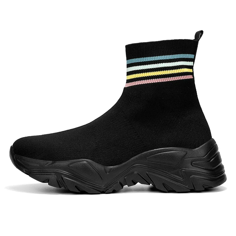 2021 Autumn Winter Couple Socks Shoes Women Thick-soled Casual Large Size Net Red Knitted Short Boots Women Black Botas De Mujer
2021 Autumn Winter Couple Socks Shoes Women Thick-soled Casual Large Size Net Red Knitted Short Boots Women Black Botas De Mujer