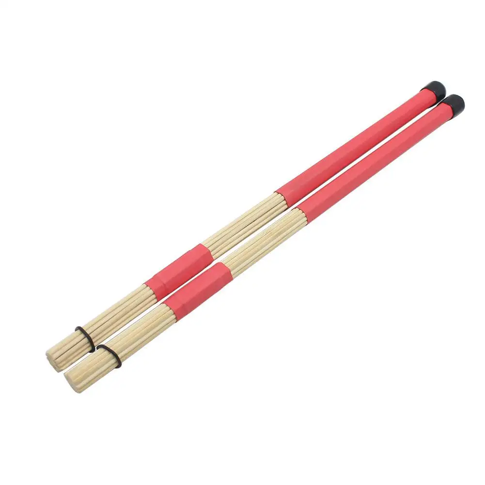 1 Pair Bamboo Drumsticks Drum Sticks Jazz Ballad Percussion Drum Brushes Bundle Harmmer with Rubber Handle Drum Accessories
1 Pair Bamboo Drumsticks Drum Sticks Jazz Ballad Percussion Drum Brushes Bundle Harmmer with Rubber Handle Drum Accessories