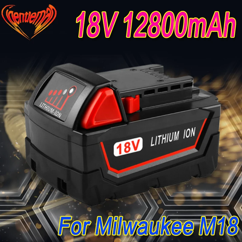 Батарея для Milwaukee M18 12800 мАч 18 в электроинструменты литий ионная аккумуляторная