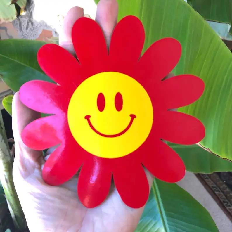 Flower Magnet Hippie Car Magnets Car stickers Fridge Magnet Smiley Flower hippie Decorative Magnet Daisy Flower sticker Cute
Flower Magnet Hippie Car Magnets Car stickers Fridge Magnet Smiley Flower hippie Decorative Magnet Daisy Flower sticker Cute