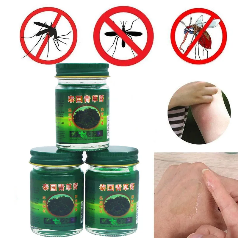 3PCS Thai Green Herbal Cream Reclining Buddha Brand Jade Buddha Hall Mosquito Repellent Green Grass Cream Green Cooling Oil 50G
3PCS Thai Green Herbal Cream Reclining Buddha Brand Jade Buddha Hall Mosquito Repellent Green Grass Cream Green Cooling Oil 50G