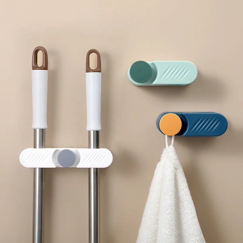 Closet Organizer Mop Kitchen Organizers StorageHolder Dual-End Wall Mounted Broom Organizer with Hook Home Storage Rack
Closet Organizer Mop Kitchen Organizers StorageHolder Dual-End Wall Mounted Broom Organizer with Hook Home Storage Rack