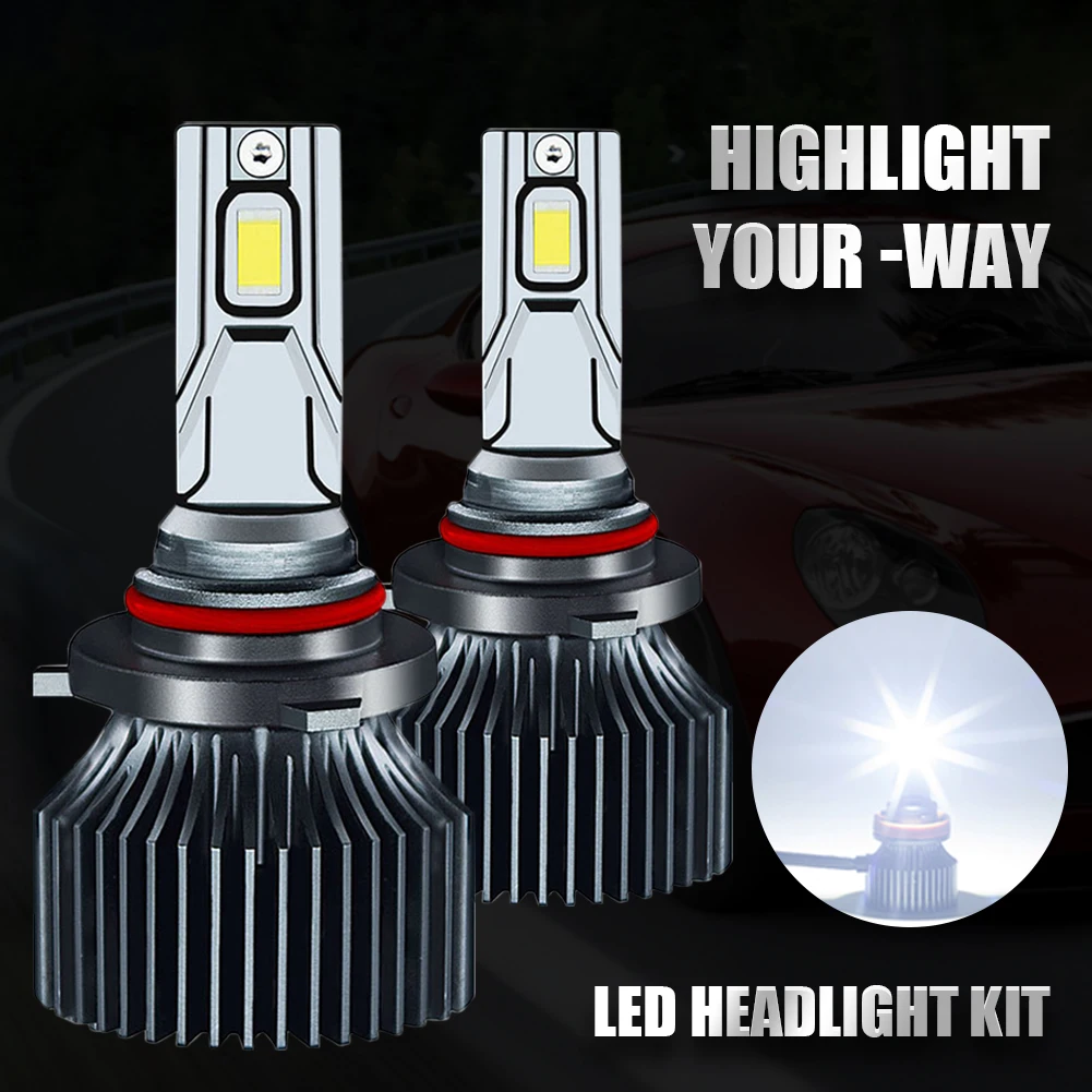 1Pair Car LED Bulb 9005/9006/H10 H1 H4 H7 H8 Double-Sided Headlight 16000LM High Brightness 6000K White Waterproof Accessories
1Pair Car LED Bulb 9005/9006/H10 H1 H4 H7 H8 Double-Sided Headlight 16000LM High Brightness 6000K White Waterproof Accessories