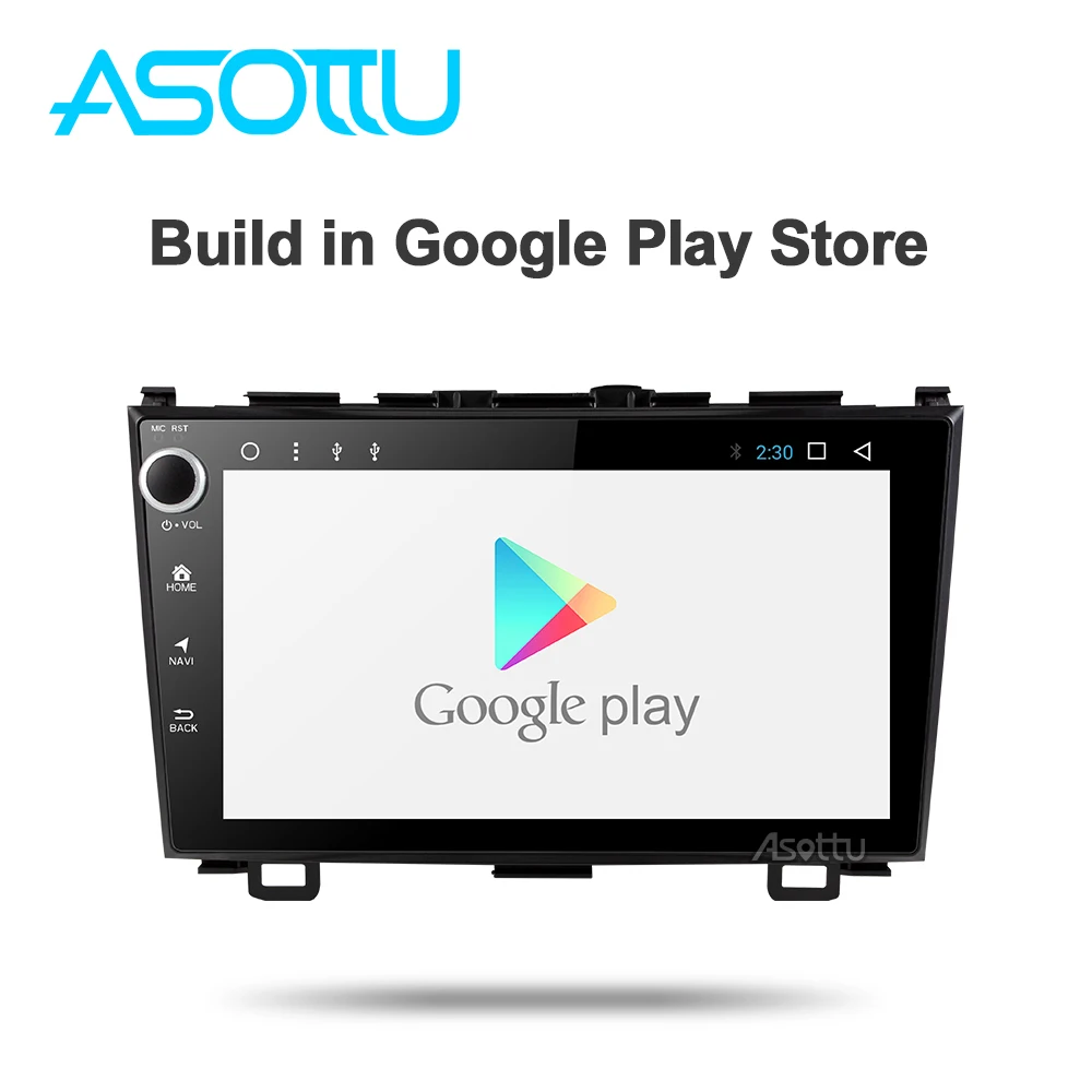 Asottu HO601 android 9 0 PX6 автомобильный dvd gps для Honda CRV 2006 2011 с автомобильным Радио Видео