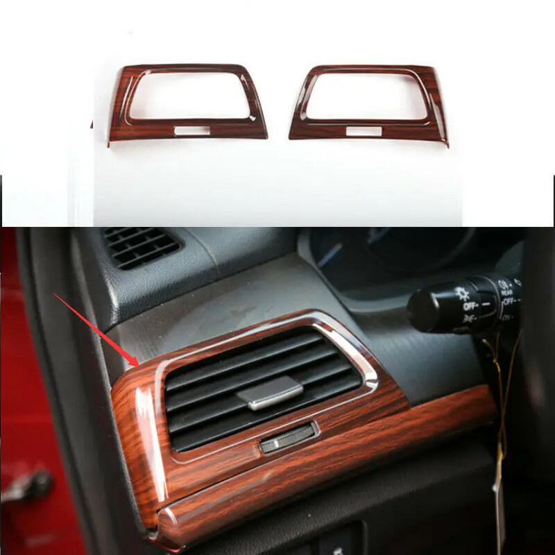 Для HONDA Accord 2008-2012 red Wood grain console L & R air outlet vent cover trim
Для HONDA Accord 2008-2012 red Wood grain console L & R air outlet vent cover trim