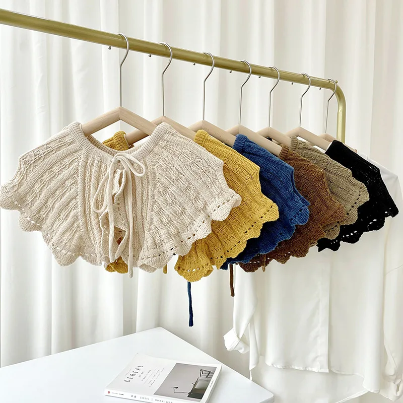 Winter Solid Color Fake Collar Shawl for Women Blouse Shoulders False Collar Cape Female Knitted Neck Guard Scarves
Winter Solid Color Fake Collar Shawl for Women Blouse Shoulders False Collar Cape Female Knitted Neck Guard Scarves