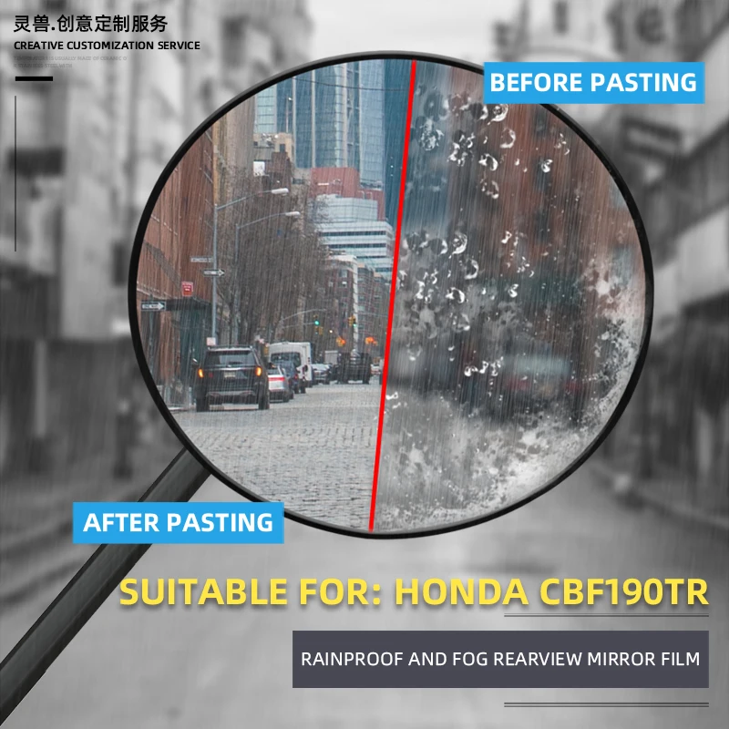 SPIRIT BEAST For CBF190TR Retro Motorcycle Rearview Mirror Film Scratch Proof Protective Film Reflector Rain Proof Film
SPIRIT BEAST For CBF190TR Retro Motorcycle Rearview Mirror Film Scratch Proof Protective Film Reflector Rain Proof Film