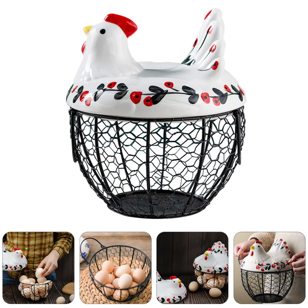 Chicken Shape Storage Basket Food Vegetable Egg Holder Storage Box Fruit Basket Food Storage Basket Household Vegetable Basket 
Chicken Shape Storage Basket Food Vegetable Egg Holder Storage Box Fruit Basket Food Storage Basket Household Vegetable Basket