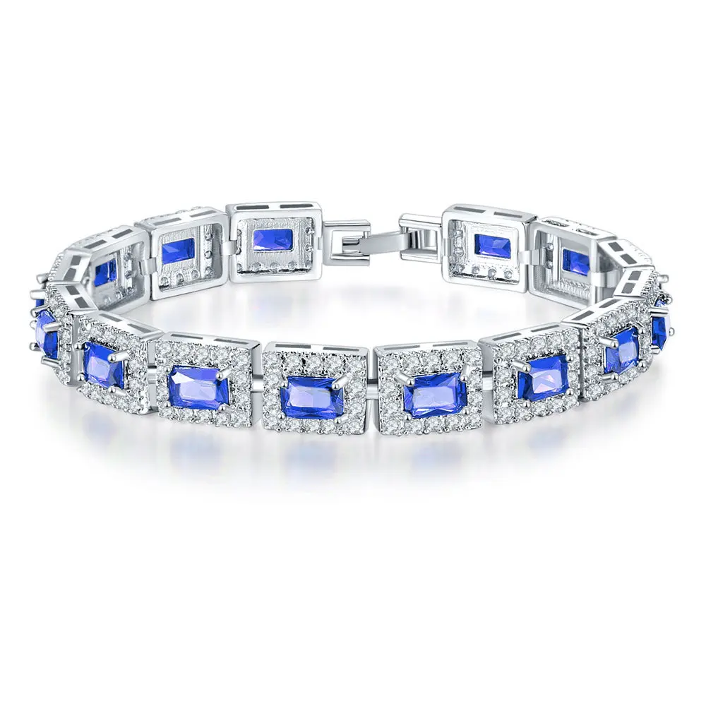 European and American AAA Zircon Bracelet Fashion Ladies Bracelet Full Diamond Colorfast Environmental Protection Gold Plating
European and American AAA Zircon Bracelet Fashion Ladies Bracelet Full Diamond Colorfast Environmental Protection Gold Plating
