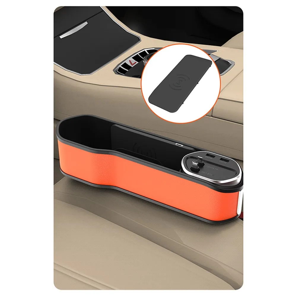 Charging Storage Box 12-24V 40W Wireless/wired Charging Storage Box Universal Car Seat Storage Box For IOS Type-C QC3.0 Accessor
Charging Storage Box 12-24V 40W Wireless/wired Charging Storage Box Universal Car Seat Storage Box For IOS Type-C QC3.0 Accessor