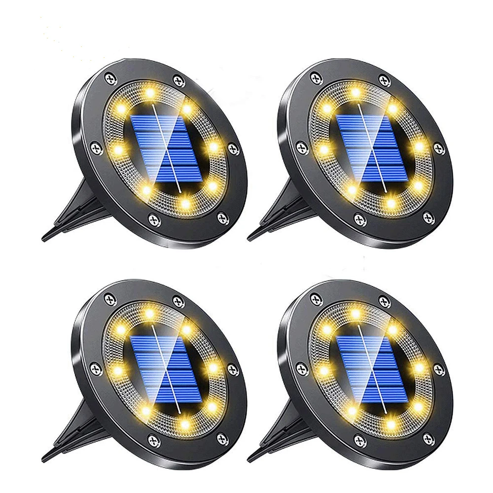 Solar Ground Lights Outdoor Waterproof 8 Packs Upgraded Solar Garden Lights with New Design 8 LED Solar Disk Lights Garden Lawn
Solar Ground Lights Outdoor Waterproof 8 Packs Upgraded Solar Garden Lights with New Design 8 LED Solar Disk Lights Garden Lawn