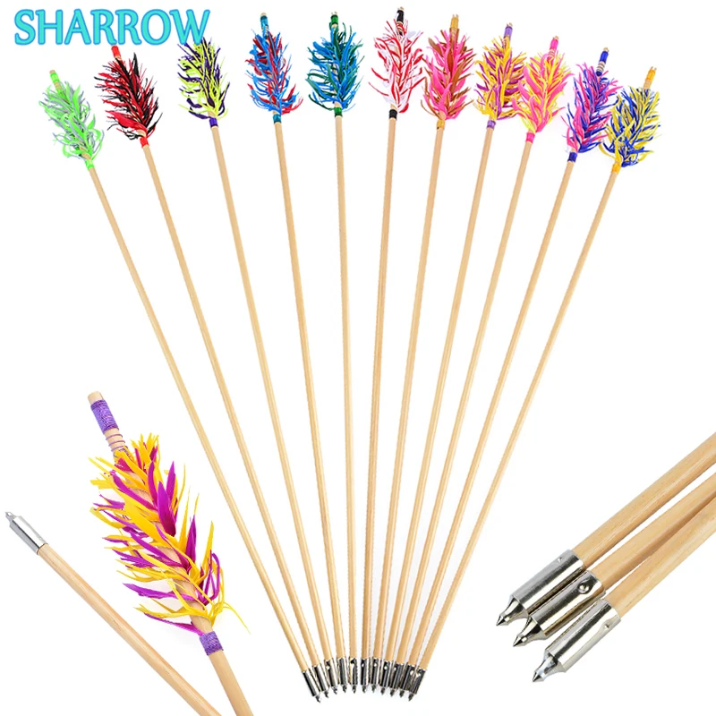 6/12pcs 32inch Wooden Arrows Diameter 8.5mm 80cm Arrow Shaft Natural Turkey Feathers for Archery Hunting Shooting Accessories
6/12pcs 32inch Wooden Arrows Diameter 8.5mm 80cm Arrow Shaft Natural Turkey Feathers for Archery Hunting Shooting Accessories