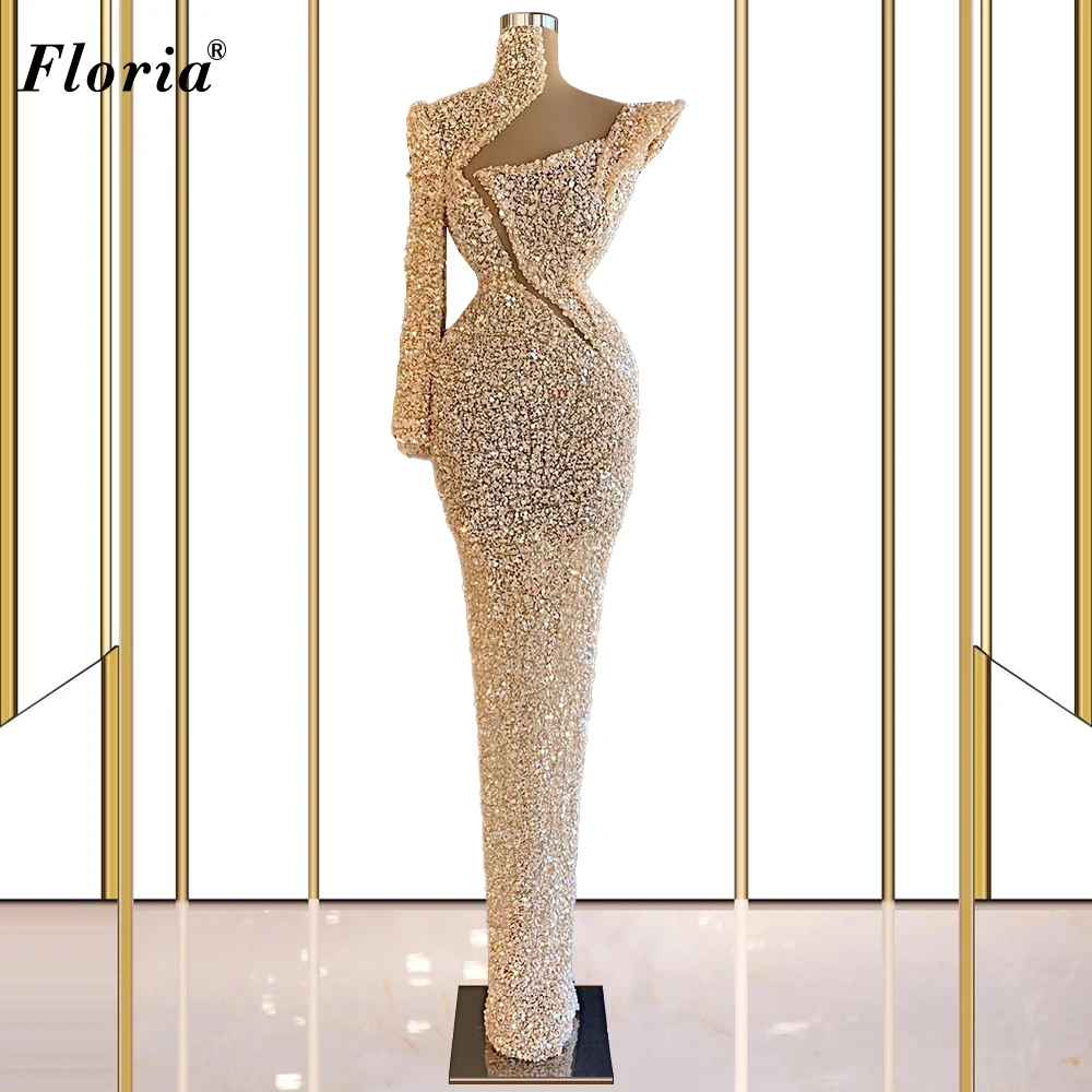 Champagne Glitter Evening Dresses One Shoulder Dubai Evening Gowns Special Celebrity Dresses Couture Gown Vestido De Festa Longo
Champagne Glitter Evening Dresses One Shoulder Dubai Evening Gowns Special Celebrity Dresses Couture Gown Vestido De Festa Longo