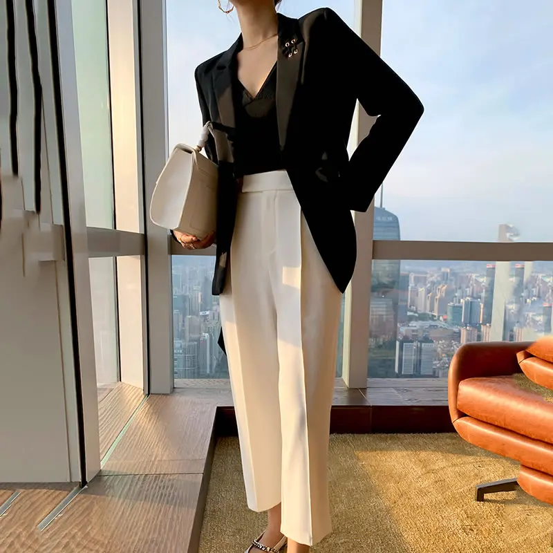 XITAO Elegant Blazer Women Slim Was Thin Irregular Suit Personality Women Tops Wild Black Clothing for Women Autumn New WJ1340
XITAO Elegant Blazer Women Slim Was Thin Irregular Suit Personality Women Tops Wild Black Clothing for Women Autumn New WJ1340