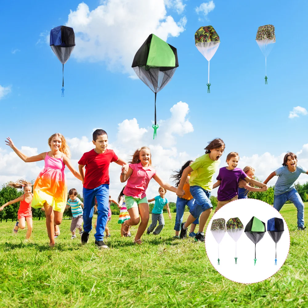 4Pcs Kids Hand Throw Mini Parachute Toys Outdoor Flying Toys (Assorted Color)
4Pcs Kids Hand Throw Mini Parachute Toys Outdoor Flying Toys (Assorted Color)