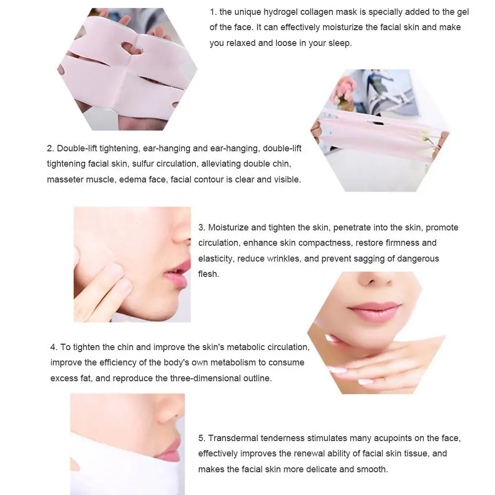 V Shape Face Lifting Mask Facial Skin Slimming Lift Up Bandage Myoedema of Lean Infants With Double Chins for Chin Cheek 
V Shape Face Lifting Mask Facial Skin Slimming Lift Up Bandage Myoedema of Lean Infants With Double Chins for Chin Cheek