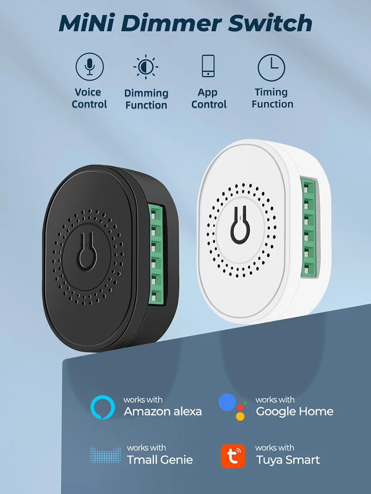 Tuya Smart Home Wifi Mini DIY Smart Dimming Switch Smart Life APP Control Remote Control Work With Alexa Google Dropshipping
Tuya Smart Home Wifi Mini DIY Smart Dimming Switch Smart Life APP Control Remote Control Work With Alexa Google Dropshipping
