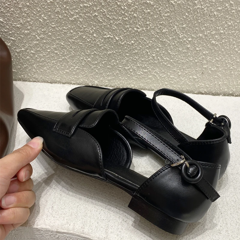 New Women Sandals Square Toe Ladies Shoes Causal Thick Low Heel Female Sandals Fashion British Style Flats Slides Woman Sandals
New Women Sandals Square Toe Ladies Shoes Causal Thick Low Heel Female Sandals Fashion British Style Flats Slides Woman Sandals