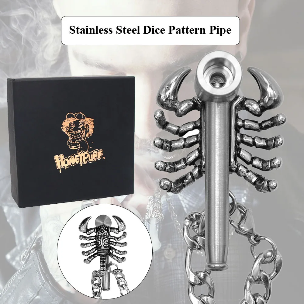 Металлическая трубка из нержавеющей стали ожерелье трубка для табака креативный набор для курения Подарочная коробка многостильная табач... 
Металлическая трубка из нержавеющей стали ожерелье трубка для табака креативный набор для курения Подарочная коробка многостильная табач...