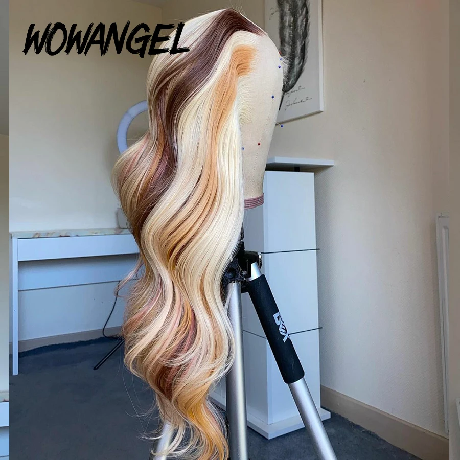 13X6 Highlight Wig Human Hair Brazilian Body Wave Colored Lace Front Wigs Human Hair Remy Hair 613 Lace Front Wig Bleached Knots
13X6 Highlight Wig Human Hair Brazilian Body Wave Colored Lace Front Wigs Human Hair Remy Hair 613 Lace Front Wig Bleached Knots