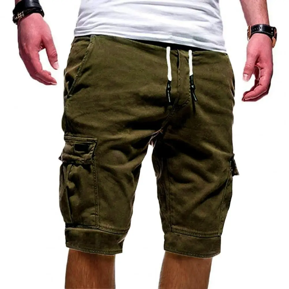 Summer Men Cargo Shorts Oversize Polyester Solid Color Multi Pockets Men Loose Drawstring Shorts Jogging casual sports shorts
Summer Men Cargo Shorts Oversize Polyester Solid Color Multi Pockets Men Loose Drawstring Shorts Jogging casual sports shorts