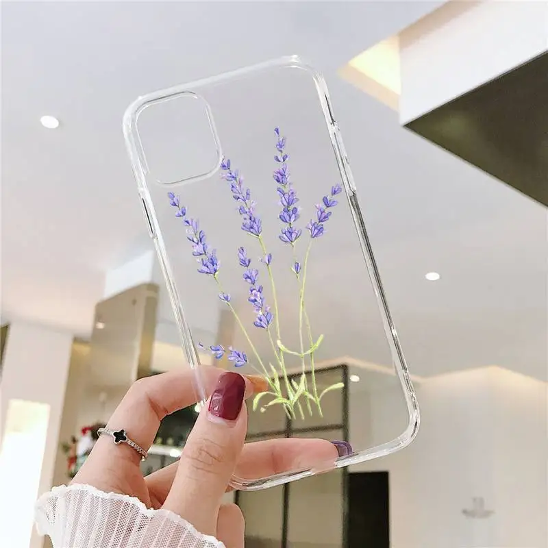Simple Lavender Purple Flowers Phone Case Transparent soft For iphone 5 5s 5c se 6 6s 7 8 11 12 plus mini x xs xr pro max
Simple Lavender Purple Flowers Phone Case Transparent soft For iphone 5 5s 5c se 6 6s 7 8 11 12 plus mini x xs xr pro max