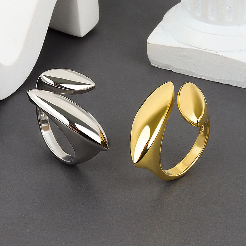 Silver Color Open Ring Smooth Drop Personality Adjustable Ring Fine Jewelry For Women Party Accessories 2021 Trend
Silver Color Open Ring Smooth Drop Personality Adjustable Ring Fine Jewelry For Women Party Accessories 2021 Trend