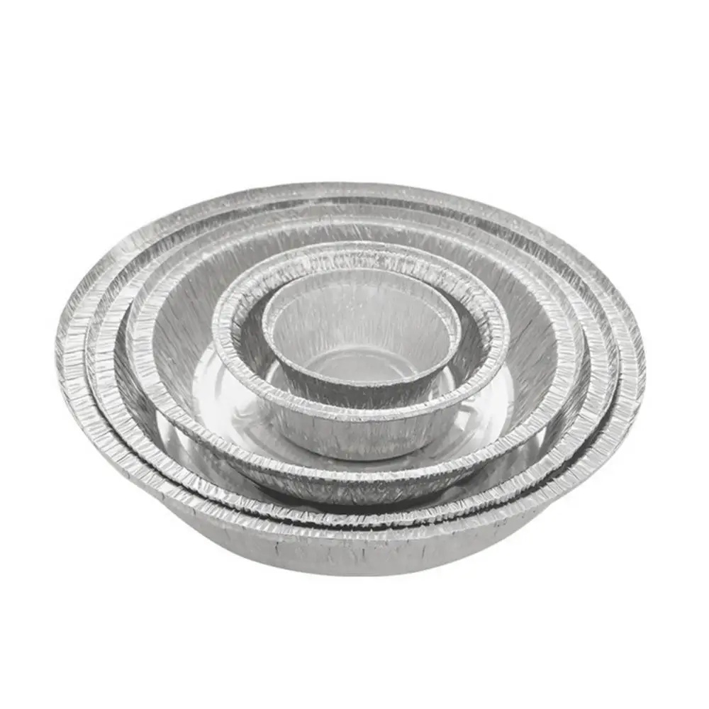 50PCS Disposable BBQ Drip Round Aluminum Foil BBQ Food Tray Baking Pan With Lids Outdoor For Indirect Cook Non-stick Bake Pan
50PCS Disposable BBQ Drip Round Aluminum Foil BBQ Food Tray Baking Pan With Lids Outdoor For Indirect Cook Non-stick Bake Pan