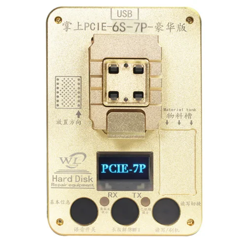WL PCIE NAND Programmer HDD Serial Number SN Tool for iPhone x 8 8p For IPAD Pro Programmer
WL PCIE NAND Programmer HDD Serial Number SN Tool for iPhone x 8 8p For IPAD Pro Programmer