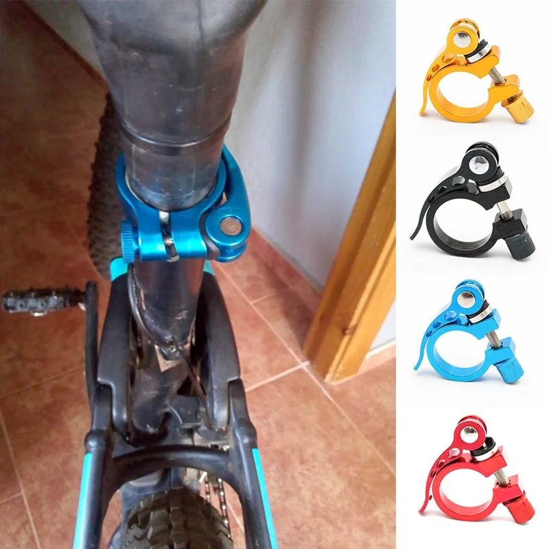 Aluminum Ultralight 31.8mm Seatpost Clamp Quick Release MTB Road Bike Seat Post Tube Clip Bicycle Cycling Accessories
Aluminum Ultralight 31.8mm Seatpost Clamp Quick Release MTB Road Bike Seat Post Tube Clip Bicycle Cycling Accessories