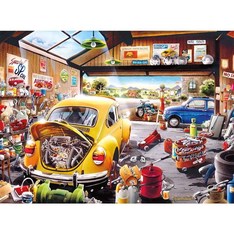 5D Diamond Painting Kit Car Repair Shop Full Round Drill Rhinestone DIY Embroidery Cross Stitch Mosaic Home Decoration
5D Diamond Painting Kit Car Repair Shop Full Round Drill Rhinestone DIY Embroidery Cross Stitch Mosaic Home Decoration