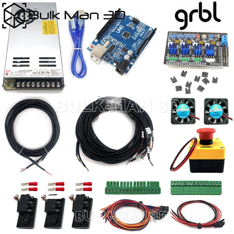 Щит от производителя Arduino Uno, совместимый щит, контроллер GRBL, комплект для гравировально-фрезерного станка QueenBee / WorkBee / LEAD CNC
Щит от производителя Arduino Uno, совместимый щит, контроллер GRBL, комплект для гравировально-фрезерного станка QueenBee / WorkBee / LEAD CNC
