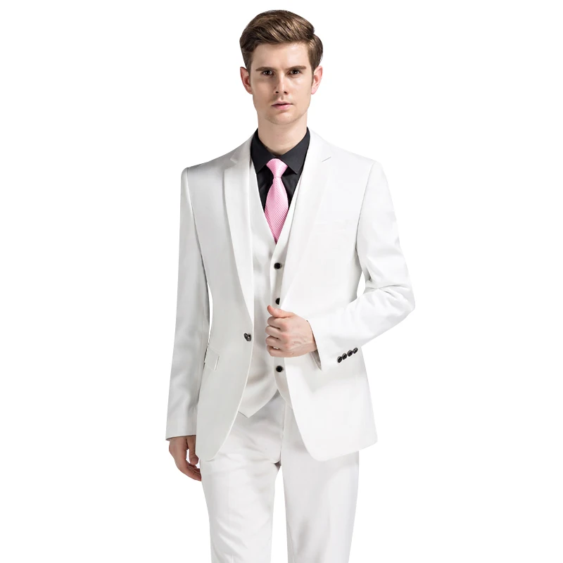 Boutique fashion men's plaid casual business suit high-end social formal suit 3-piece suit (coat + vest + pants)
Boutique fashion men's plaid casual business suit high-end social formal suit 3-piece suit (coat + vest + pants)