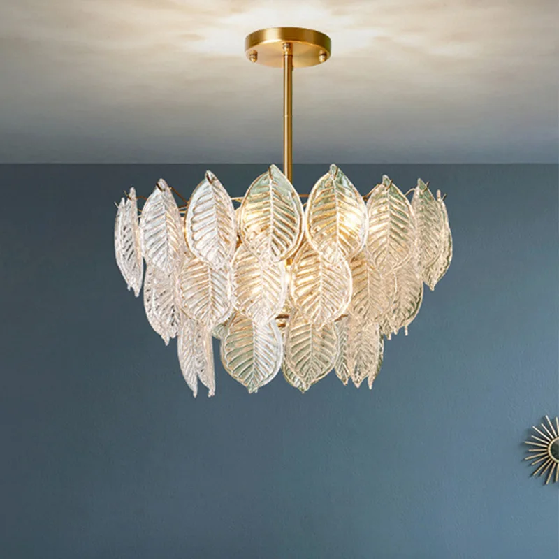 Leaves design glass round chandelier living room girl bedroom hanging lamp rectangle kitchen lights modern LED chandeliers
Leaves design glass round chandelier living room girl bedroom hanging lamp rectangle kitchen lights modern LED chandeliers