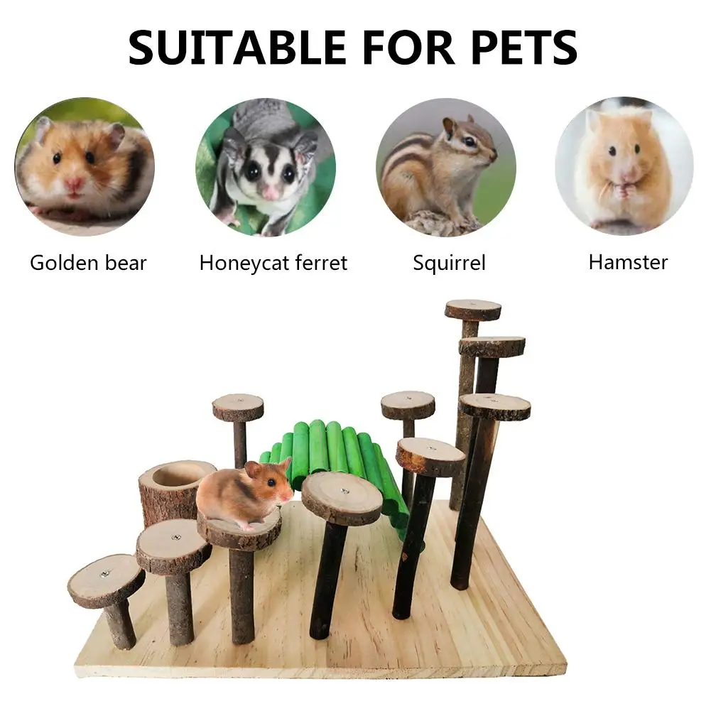 Hamster Toy Ladder Small Pet Stairs Step Fitness Exercise Toy Apple Wood Hammock Playground Pet Feeder Small Pet Exercise Toy
Hamster Toy Ladder Small Pet Stairs Step Fitness Exercise Toy Apple Wood Hammock Playground Pet Feeder Small Pet Exercise Toy