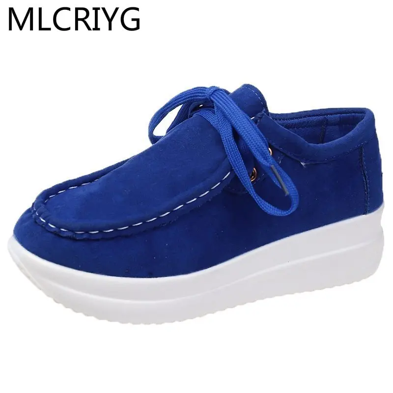 2021 Spring New Fashion Round Head Suede Low Bottom Lace Up Platform Low Heel Comfortable and Lightweight Women Vulcanized Shoes
2021 Spring New Fashion Round Head Suede Low Bottom Lace Up Platform Low Heel Comfortable and Lightweight Women Vulcanized Shoes