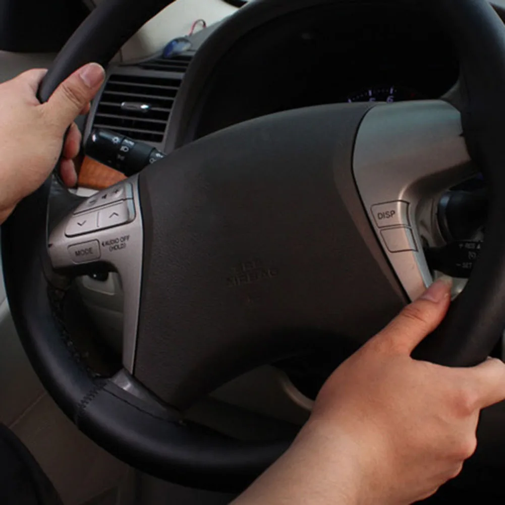 Universal 38cm Car Truck Steering Wheel Cover Cowhide 38cm Leather DIY Hand Sewing Gift Cowhide Leather
Universal 38cm Car Truck Steering Wheel Cover Cowhide 38cm Leather DIY Hand Sewing Gift Cowhide Leather
