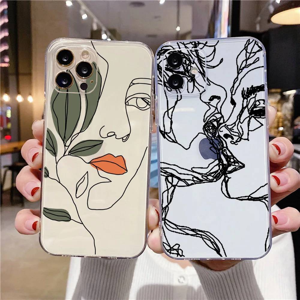 Kiss More Often Phone Case For iPhone 11 Pro Max 12 Fashion Art Line Face Soft TPU Cover For iPhone 12pro XS 6 7 8 Plus Case
Kiss More Often Phone Case For iPhone 11 Pro Max 12 Fashion Art Line Face Soft TPU Cover For iPhone 12pro XS 6 7 8 Plus Case