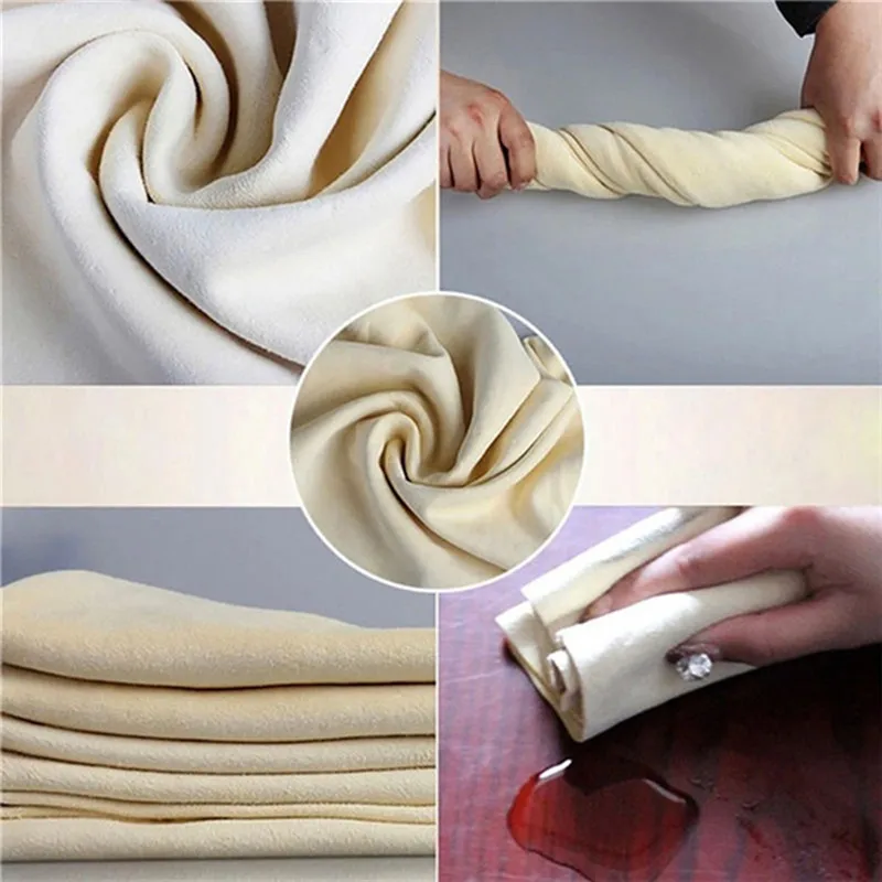 Auto Care 7 Size Natural Chamois Leather Car Cleaning Cloth Genuine Wash Suede Absorbent Quick Dry Towel Streak Free Lint Free
Auto Care 7 Size Natural Chamois Leather Car Cleaning Cloth Genuine Wash Suede Absorbent Quick Dry Towel Streak Free Lint Free