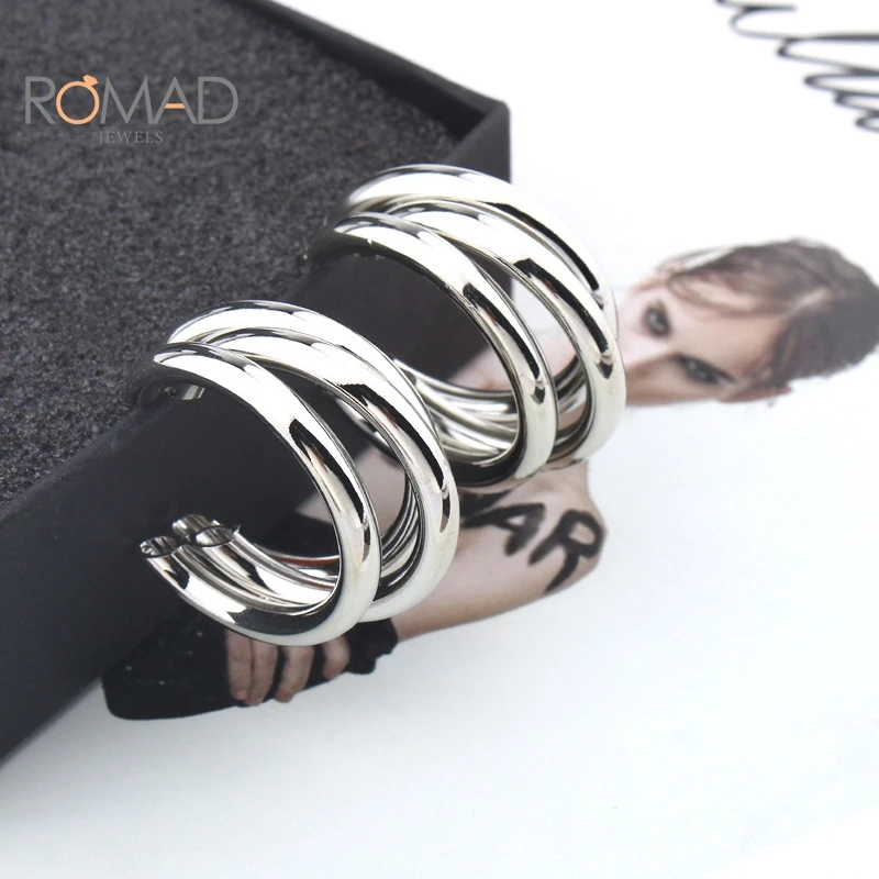 ROMAD Hoop Earrings For Women Geometric Big Gold Retro Earrings Korean 2020 New Jewelry Wholesale Aretes De Mujer#
ROMAD Hoop Earrings For Women Geometric Big Gold Retro Earrings Korean 2020 New Jewelry Wholesale Aretes De Mujer#