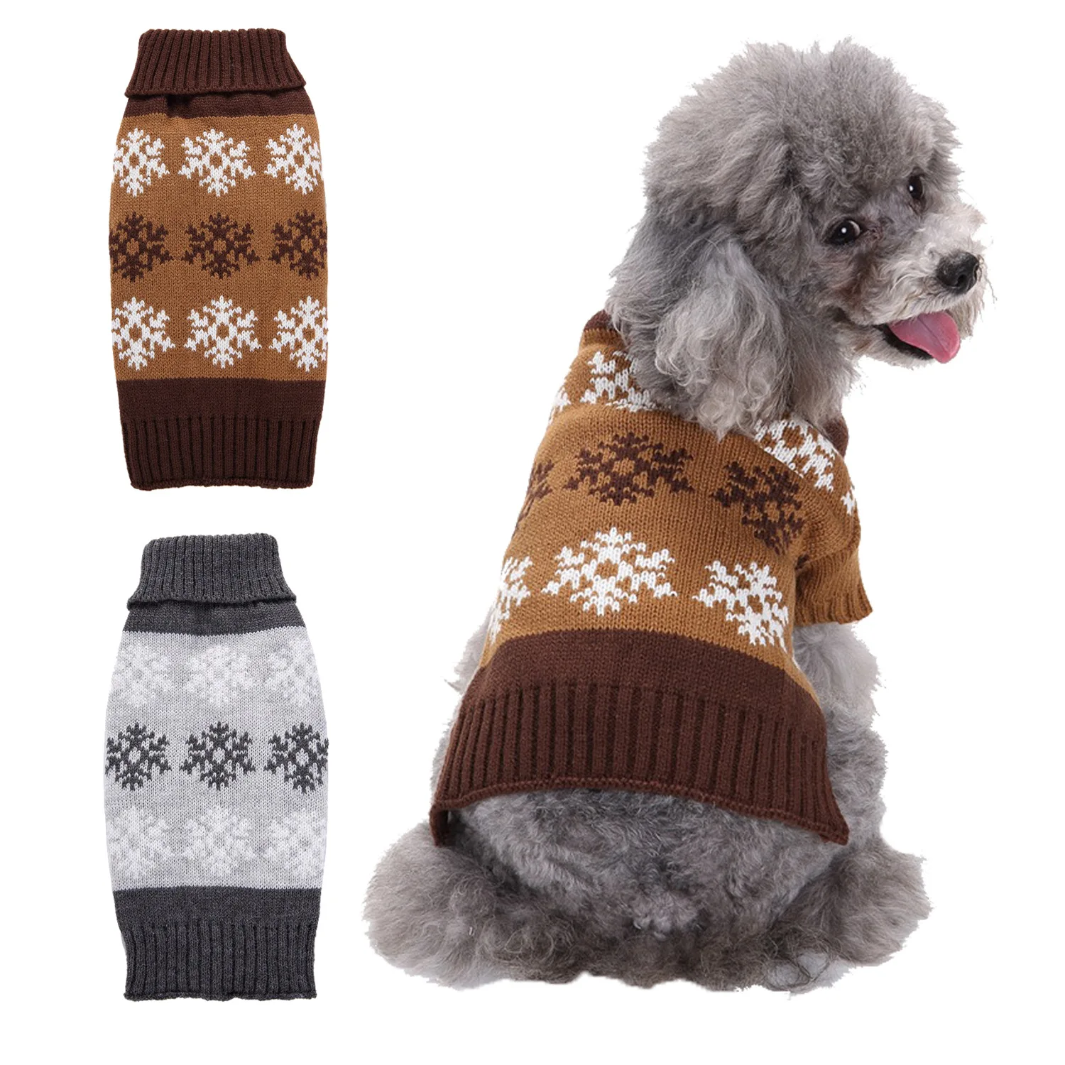 Winter Dog clothes Snowflake Sweater For Small Large Dogs Pet Clothing Knitting Crochet Cloth Outfit Vest Winter Clothes for Dog
Winter Dog clothes Snowflake Sweater For Small Large Dogs Pet Clothing Knitting Crochet Cloth Outfit Vest Winter Clothes for Dog