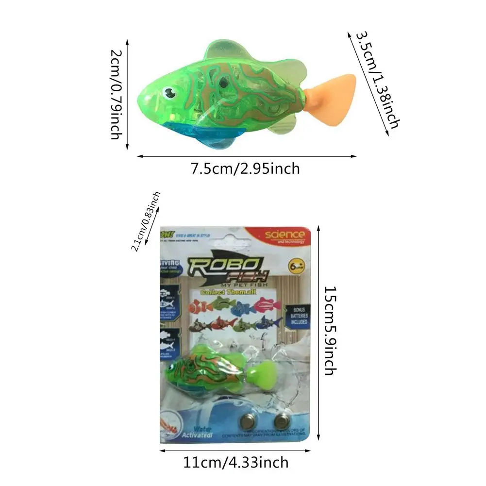 4pc Kids Bath Toys Electric Swimming Fish Toy With LED Light Auto-sensing Fish Wimming In The Water Bathing Shower Toy
4pc Kids Bath Toys Electric Swimming Fish Toy With LED Light Auto-sensing Fish Wimming In The Water Bathing Shower Toy