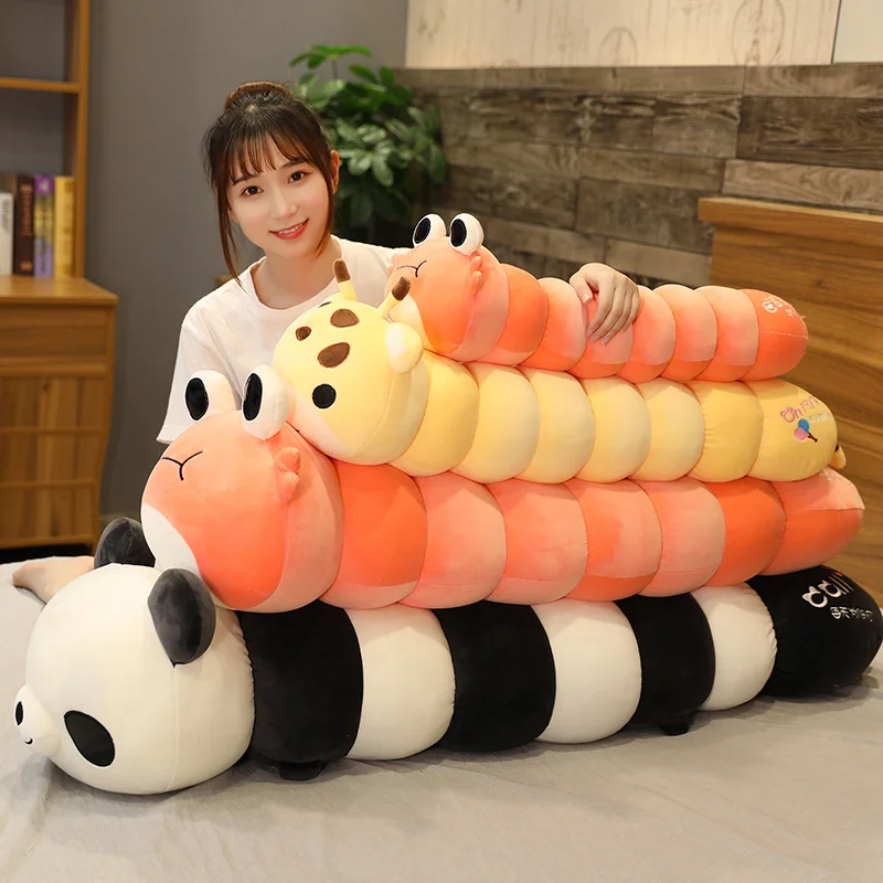 70-135cm Giant Insect turn to Panda Giraffe Crab Plush Long Nap Pillow Soft Cushion Stuffed Animal Doll Toys for Kids Girls Gift
70-135cm Giant Insect turn to Panda Giraffe Crab Plush Long Nap Pillow Soft Cushion Stuffed Animal Doll Toys for Kids Girls Gift