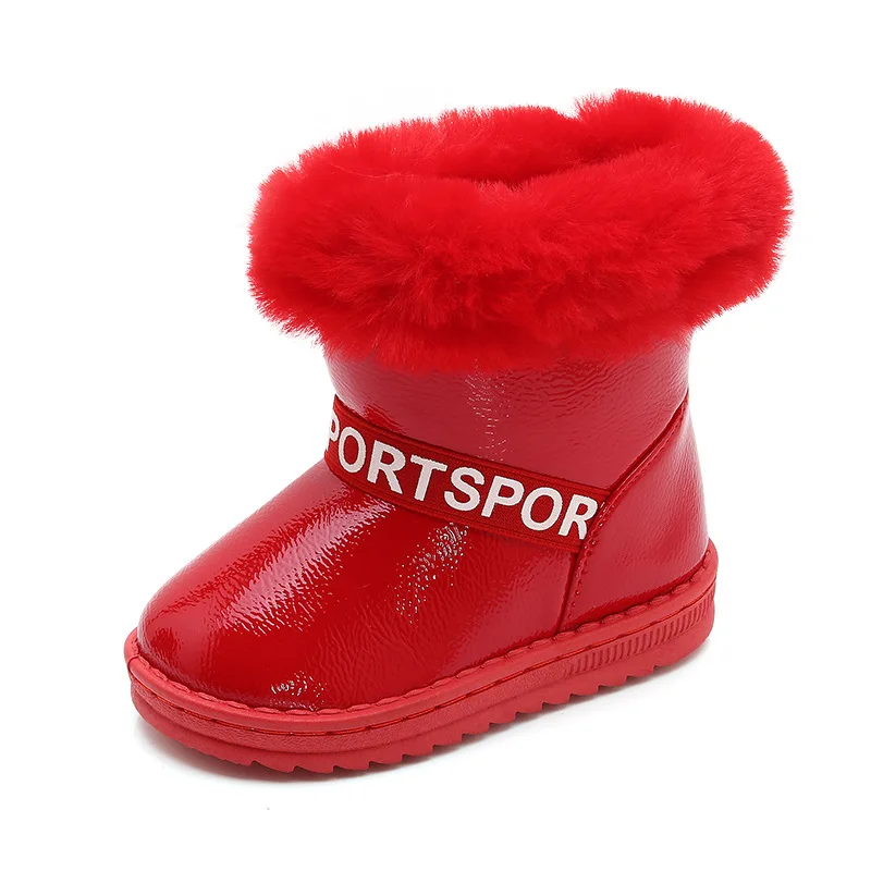 Girls Snow Boots Solid Black with Flush Winter Warm Kids Fashion Ankle Boots for Boys Children Thick Cotton Drop Shipping Boots
Girls Snow Boots Solid Black with Flush Winter Warm Kids Fashion Ankle Boots for Boys Children Thick Cotton Drop Shipping Boots
