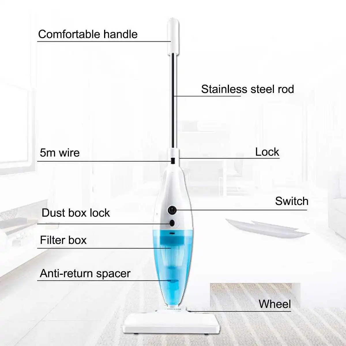2 IN 1 Vacuum Cleaner 600w 18000pa Household Car Vacuum Cleaner Vacuum Cleaner Car Handheld Vaccum Cleaners Power Suction
2 IN 1 Vacuum Cleaner 600w 18000pa Household Car Vacuum Cleaner Vacuum Cleaner Car Handheld Vaccum Cleaners Power Suction