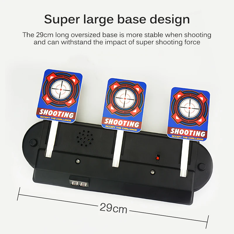 Scoring Target Precision Scoring Auto Reset Electric Target For Toys Outdoor Sports Fun Toys EVA Bullet Gun Toy Accessories 
Scoring Target Precision Scoring Auto Reset Electric Target For Toys Outdoor Sports Fun Toys EVA Bullet Gun Toy Accessories
