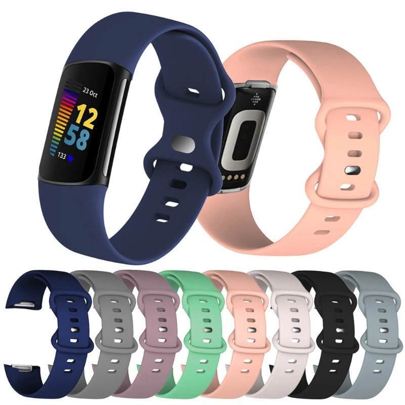 Smart Watch Silicone Band Straps For -Fitbit Charge 5 Watch Band Replacement Sport Strap Wrist Bracelet Accessories
Smart Watch Silicone Band Straps For -Fitbit Charge 5 Watch Band Replacement Sport Strap Wrist Bracelet Accessories